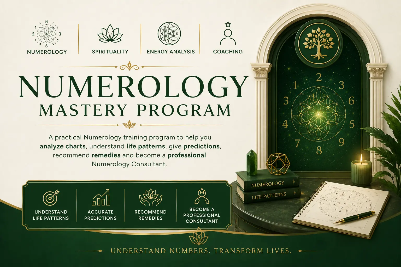 Numerology Mastery Program course banner